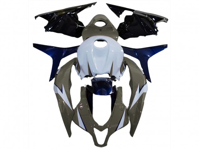 Mejores Carenados Moto Honda CBR600RR 2009-2012 - Blanco Gris Azul Negro Brillante