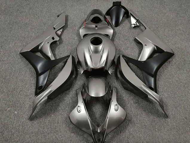 Mejores Carenados Moto Honda CBR600RR 2007-2008 - Plata Negro Mate