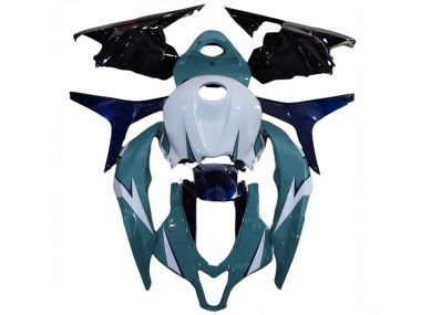 Mejores Kits Carenado Moto Honda CBR600RR 2009-2012 - Blanco Azul Negro Brillante