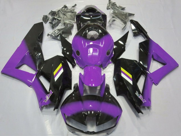Mejores Carenados Moto Honda CBR600RR 2013-2023 - Púrpura Negro Brillante Blanco Amarillo