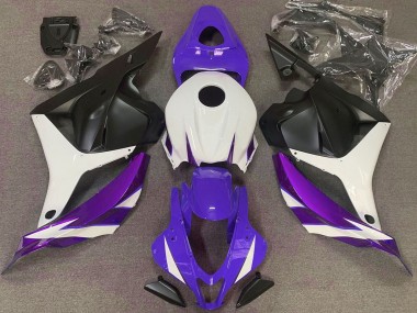 Mejores Carenados Moto Honda CBR600RR 2009-2012 - Blanco Púrpura Claro Azul Negro Mate