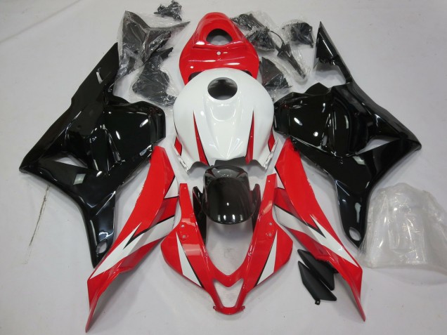 Mejores Carenados Moto Honda CBR600RR 2009-2012 - Blanco Rojo Negro Brillante