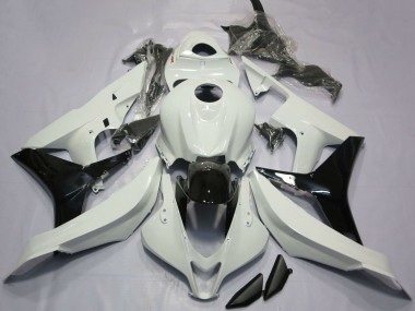 Mejores Carenados Moto Honda CBR600RR 2007-2008 - Blanco Negro Brillante