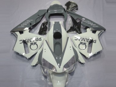 Mejores Carenados Moto Honda CBR600RR 2003-2004 - Blanco Gris Pramac