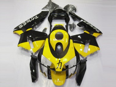 Mejores Carenados Moto Honda CBR600RR 2003-2004 - Amarillo Negro Brillante Power
