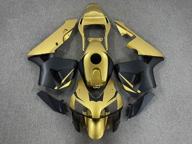 Mejores Carenados Moto Honda CBR600RR 2003-2004 - Oro Negro Mate