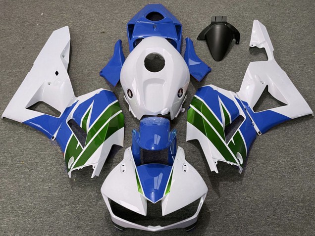 Mejores Carenados Moto Honda CBR600RR 2013-2023 - Blanco Azul Verde