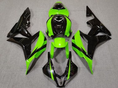 Mejores Carenado Moto Honda CBR600RR 2007-2008 - Verde Negro Brillante