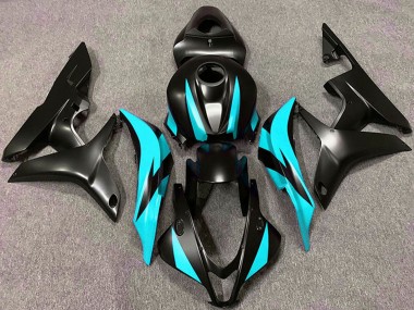 Mejores Carenados Moto Honda CBR600RR 2007-2008 - Cian Azul Negro Mate