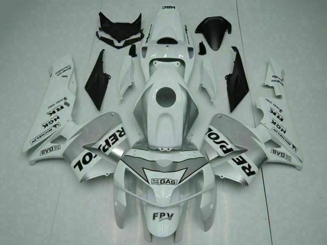 Mejores Carenado Moto Honda CBR600RR 2005-2006 - Blanco