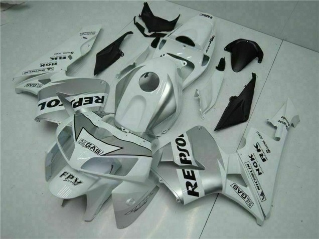 Mejores Carenado Moto Honda CBR600RR 2005-2006 - Blanco