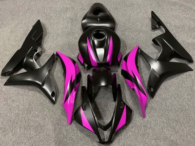 Mejores Carenado Moto Honda CBR600RR 2007-2008 - Rosa Negro Mate