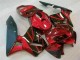 Mejores Carenado Moto Honda CBR600RR 2005-2006 - Rojo Negro