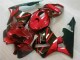 Mejores Carenado Moto Honda CBR600RR 2005-2006 - Rojo Negro