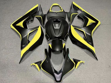 Mejores Carenados Moto Honda CBR600RR 2007-2008 - Amarillo Negro Mate