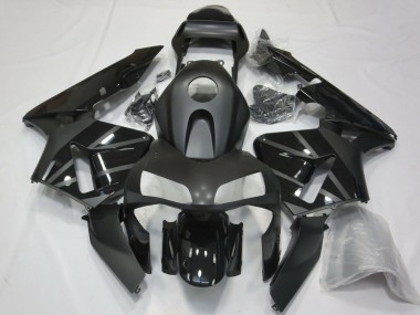Mejores Carenados Moto Honda CBR600RR 2003-2004 - Negro Brillante Negro Mate