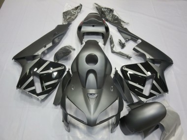 Mejores Carenados Moto Honda CBR600RR 2005-2006 - Gris Mate Negro