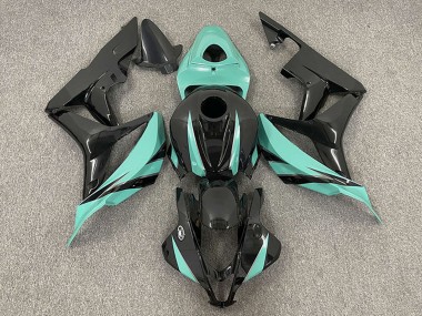 Mejores Carenados Moto Honda CBR600RR 2007-2008 - Verde Menta Negro Brillante