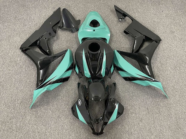Mejores Carenados Moto Honda CBR600RR 2007-2008 - Verde Menta Negro Brillante