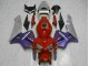 Mejores Carenados Moto Honda CBR600RR 2005-2006 - Rojo Púrpura Gris