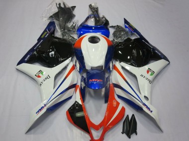Mejores Carenados Moto Honda CBR600RR 2009-2012 - Blanco Azul Rojo Negro Brillante
