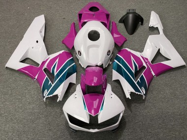 Mejores Carenados Moto Honda CBR600RR 2013-2023 - Blanco Rosa Emerald