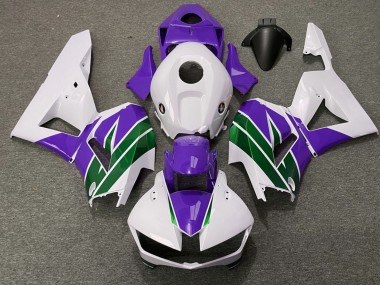 Mejores Carenados Moto Honda CBR600RR 2013-2023 - Blanco Púrpura Verde