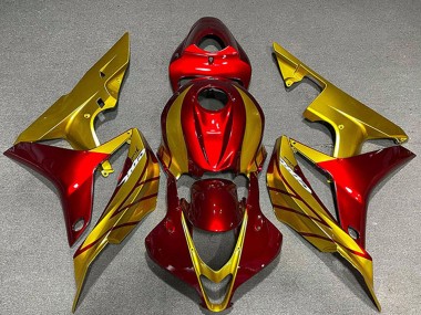 Mejores Carenados Moto Honda CBR600RR 2007-2008 - Oro Rojo