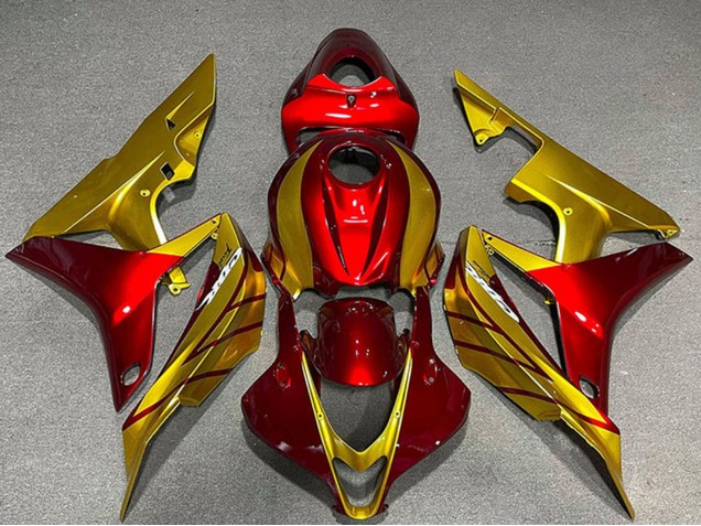 Mejores Carenados Moto Honda CBR600RR 2007-2008 - Oro Rojo
