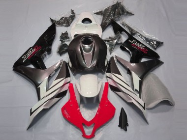 Mejores Carenados Moto Honda CBR600RR 2007-2008 - Blanco Rojo Gris Negro Brillante