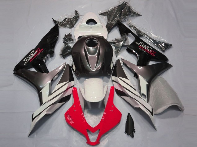 Mejores Carenados Moto Honda CBR600RR 2007-2008 - Blanco Rojo Gris Negro Brillante