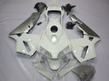 Mejores Carenados Moto Honda CBR600RR 2003-2004 - Plata Blanco