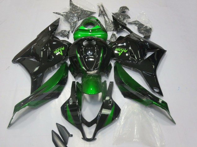Mejores Carenados Moto Honda CBR600RR 2009-2012 - Verde Negro Brillante