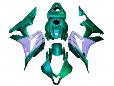 Mejores Carenados Moto Honda CBR600RR 2007-2008 - Turquesa Verde Milky Púrpura