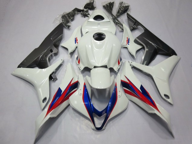 Mejores Carenados Moto Honda CBR600RR 2007-2008 - Blanco Rojo Azul HRC