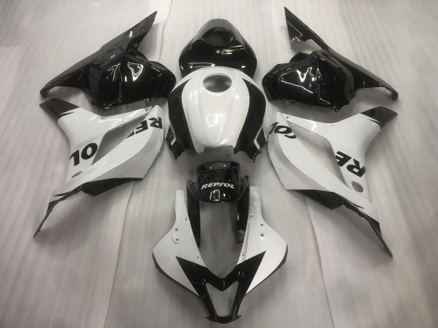 Mejores Carenados Moto Honda CBR600RR 2009-2012 - Blanco Negro Brillante Repsol