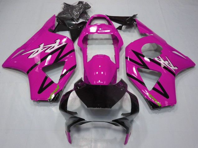 Mejores Kits Carenado Moto Honda CBR954RR 2002-2003 - Rosa Negro Brillante