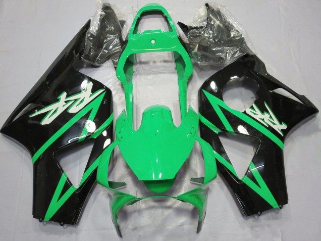 Mejores Carenados Moto Honda CBR954RR 2002-2003 - Verde Negro Brillante