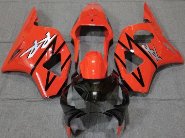 Mejores Carenados Moto Honda CBR954RR 2002-2003 - Rojo Negro Brillante Raya