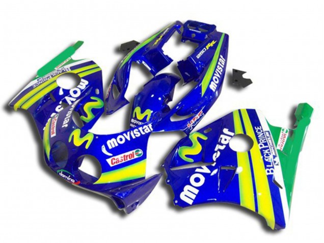 Mejores Carenados Moto Honda CBR250RR 1990-1998 - Azul Amarillo Verde MoviStar Rojo Castrol