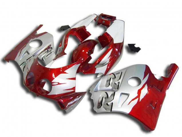 Mejores Carenados Moto Honda CBR250RR 1990-1998 - Plata Rojo