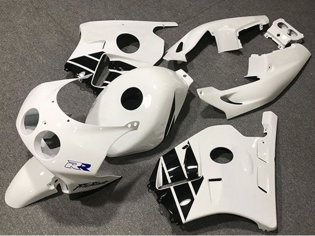 Mejores Carenados Moto Honda CBR250RR 1990-1998 - Blanco Negro Brillante