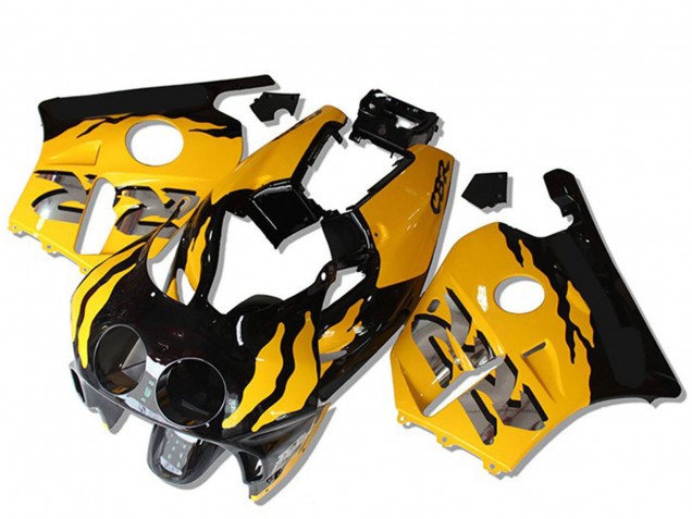 Mejores Carenados Moto Honda CBR250RR 1990-1998 - Amarillo Negro Brillante RR