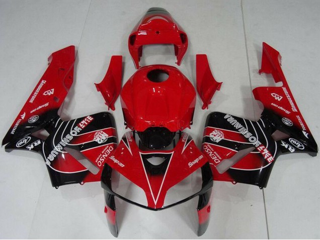 Mejores Kit Carenados Moto Honda CBR600RR 2005-2006 - Rojo Negro