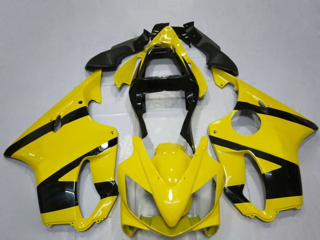 Mejores Carenados Moto Honda CBR600 F4i 2001-2003 - Amarillo Negro Brillante