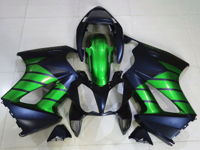 Mejores Carenados Moto Honda VFR 800 2002-2013 - Verde Negro Mate
