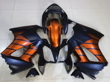 Mejores Carenados Moto Honda VFR 800 2002-2013 - Naranja Azul Mate Negro Mate