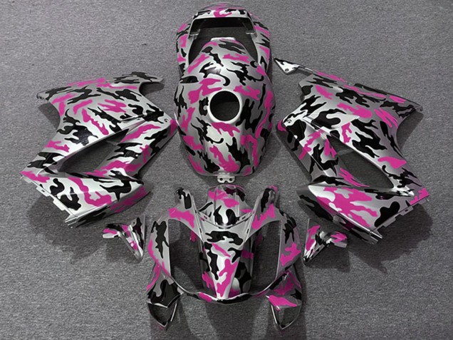 Mejores Carenados Moto Honda VFR 800 2002-2013 - Rosa Camouflage