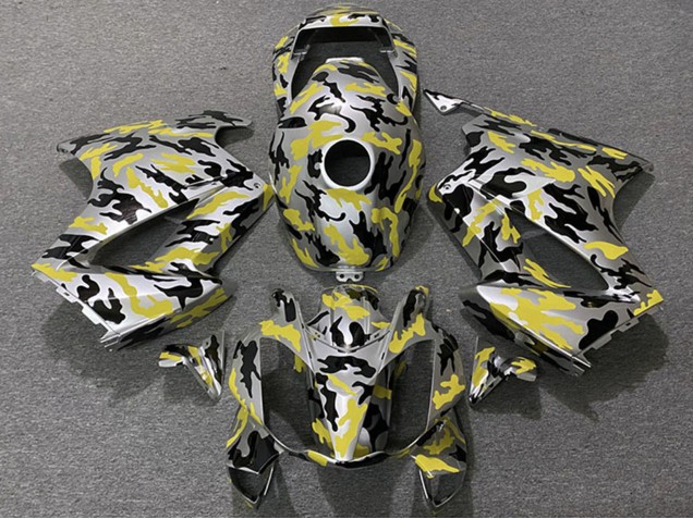 Mejores Carenados Moto Honda VFR 800 2002-2013 - Amarillo Camouflage