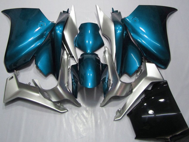 Mejores Carenados Moto Honda VFR 1200 2010-2014 - Plata Azul Claro